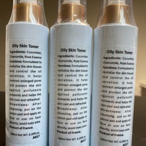 Toner for oily skin